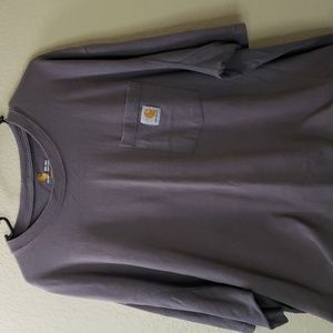 Carhartt mens tall 2xl gray shirt